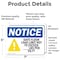 Signmission Safe Floor Load Limit Not To Exceed Custom, 7 in W x Rectangle, Vinyl Decal OS-2PACK-NS-D-57-L-16504 - alternate 6